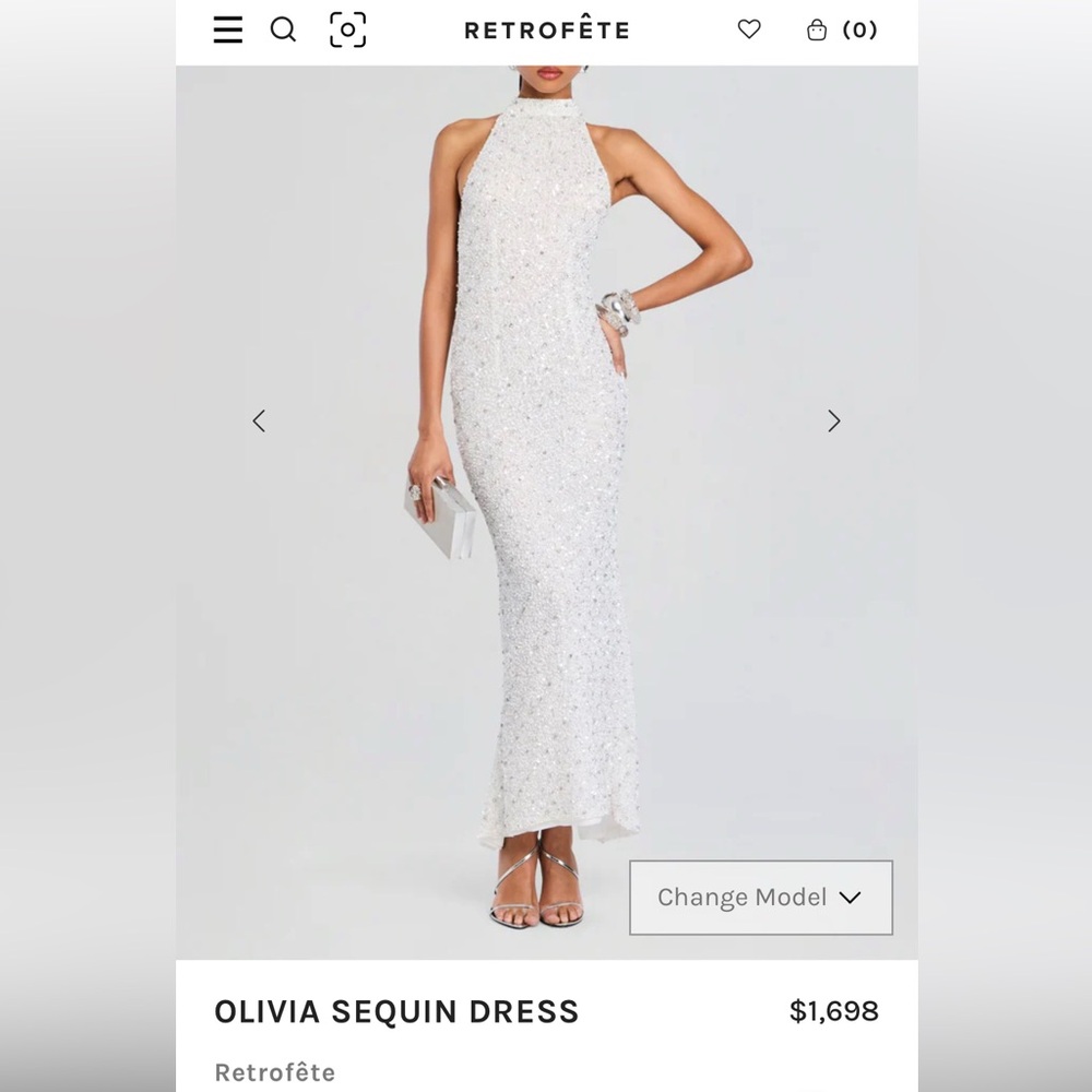 RETROFÊTE Olivia Sequin Dress